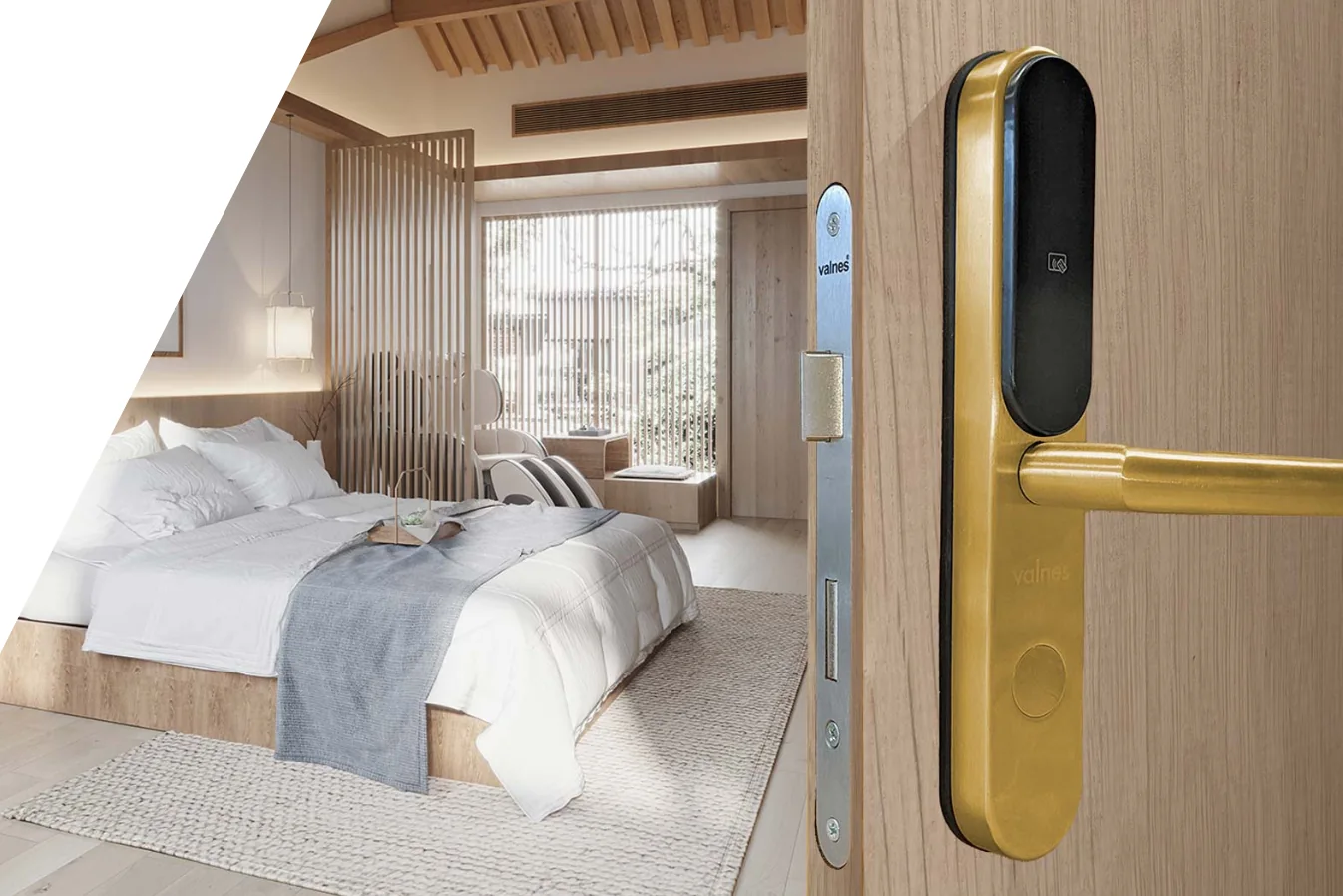 WebLock Shield nutikas ukselink hotelliuksel